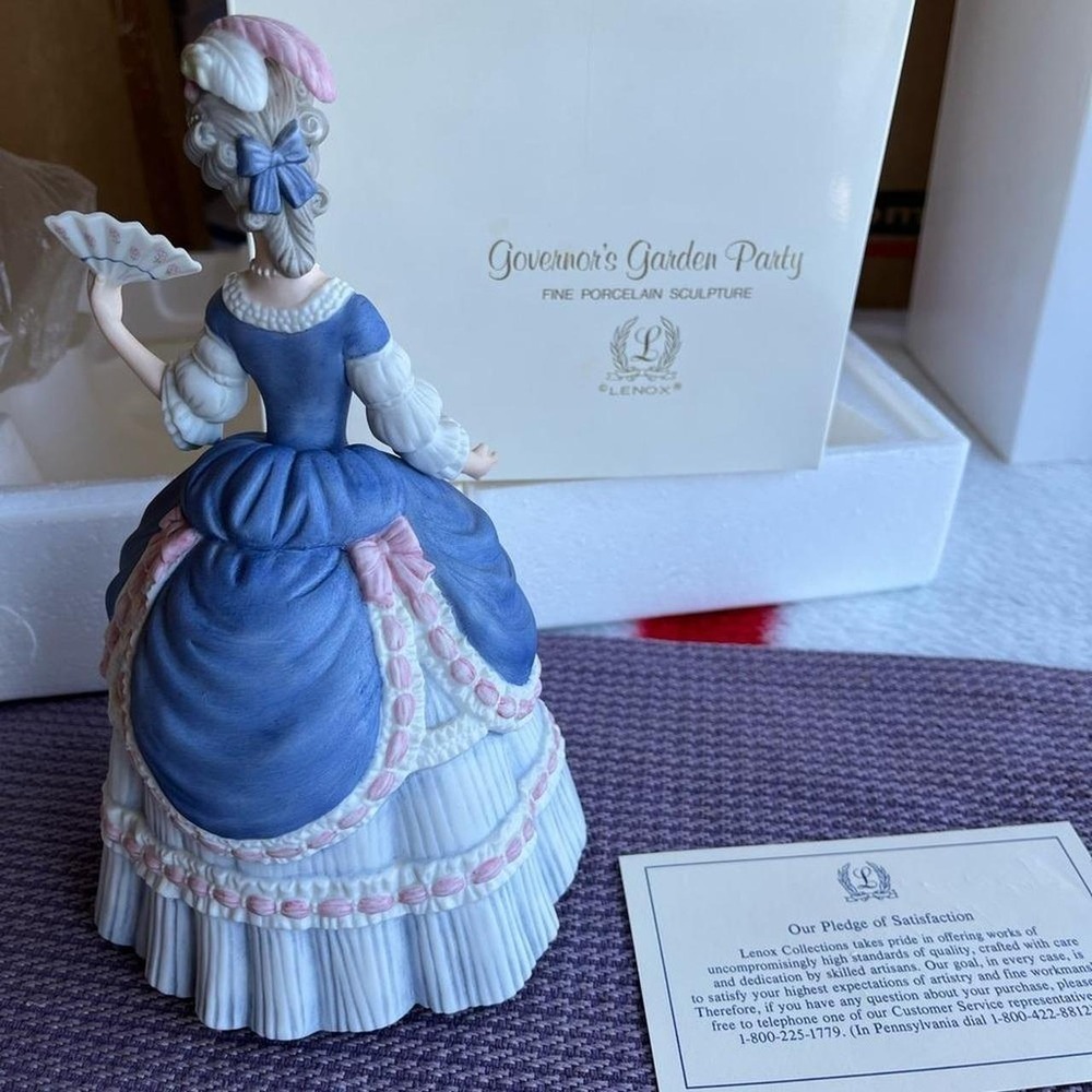 Lenox governors garden party fine porcelain princess figurine
